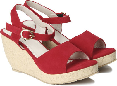 

Nell Women RED Wedges