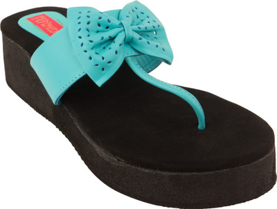 

Footrendz Women Turq Wedges