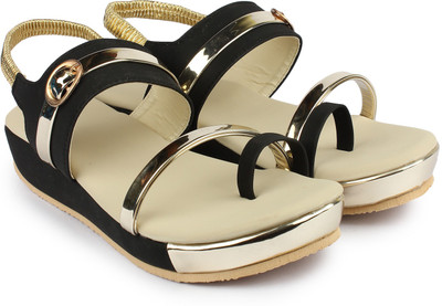 

Bonzer Women Black Sandals