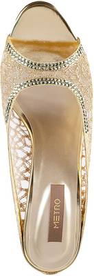 Metro Women 15,Gold Heels