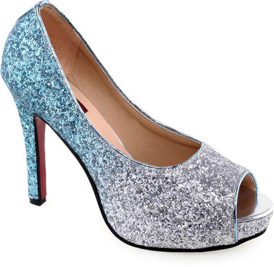 Shuz Touch Women Green Heels