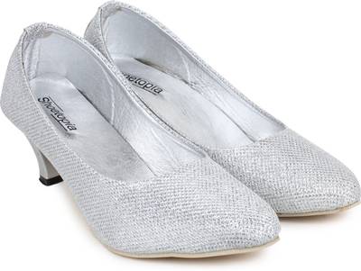 Shoetopia Women White Heels