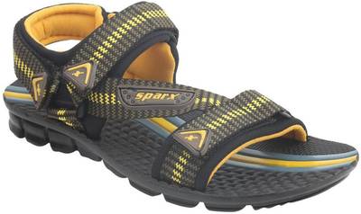 Sparx Men Black Sandals