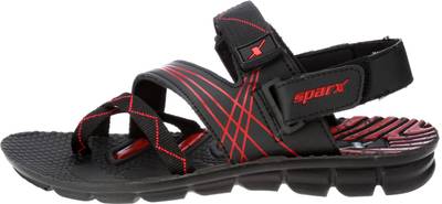Sparx Men Black Sandals
