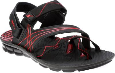 Sparx Men Black Sandals