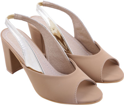

Adorn Women Beige Heels