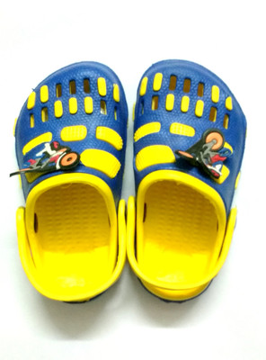 Snapin Girls Clogs, Blue yellow