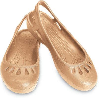 

Crocs Women Gold Flats