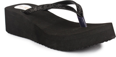 

Do Bhai Flip Flops, Black
