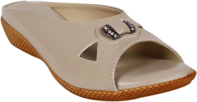 

Footshez Women Beige Flats