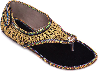 

Myra Women Golden Flats