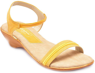 

Dolphin Miles Women Yellow Wedges