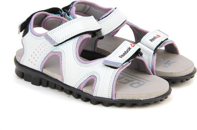

REEBOK Women GREY/LILAC/GREY/BLK Sports Sandals