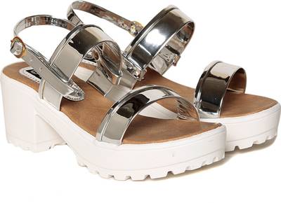 Ten Women Grey Heels