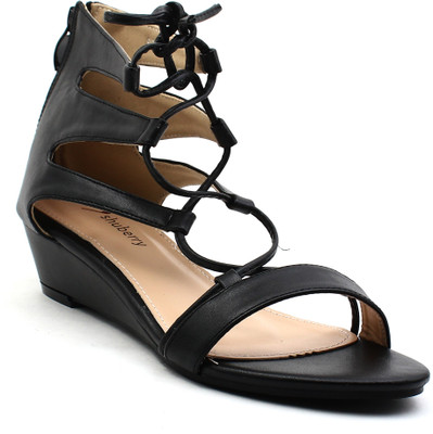 

Shuberry Women Black Wedges