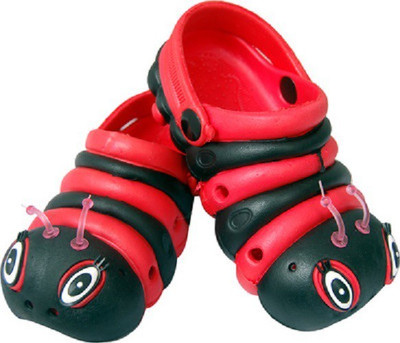 

U&ME Boys Clogs, Red;black