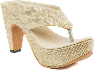

Dolphin Miles Women Gold Heels