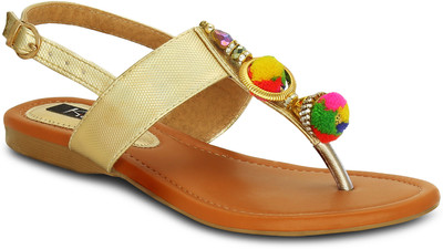 

Kielz Women Gold Flats