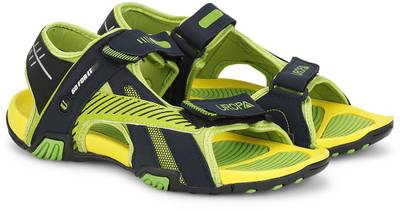 Cozy Men Attractive Green::Chic Black Sandals