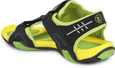 Cozy Men Attractive Green::Chic Black Sandals