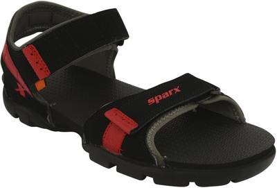 Sparx Men Black Sandals
