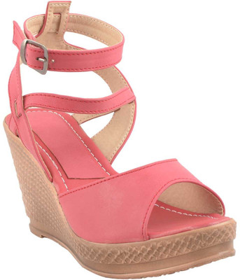 

Adorn Women Red Wedges