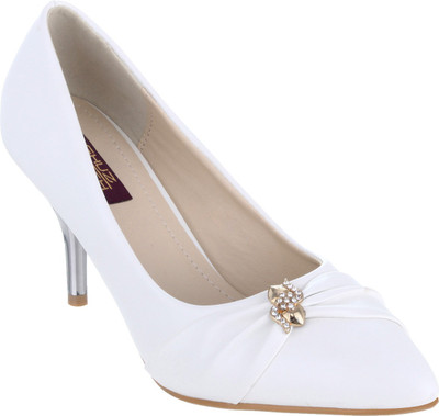 

Shuz Touch Women WHITE Heels