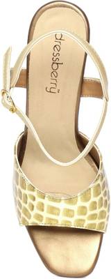 Dressberry Women Gold Heels
