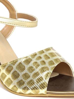 Dressberry Women Gold Heels