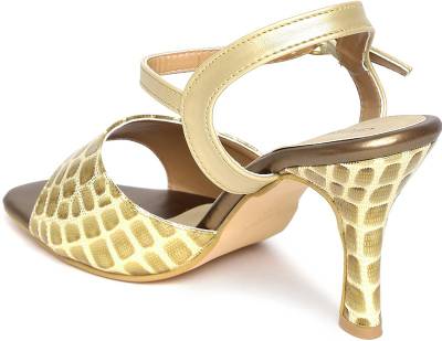 Dressberry Women Gold Heels