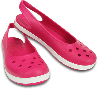 Crocs Women Pink Flats