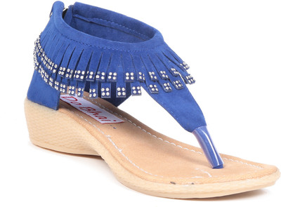 

Do Bhai Girls Sports Sandals(Blue