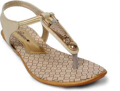 

Bellafoz Women Golden Flats