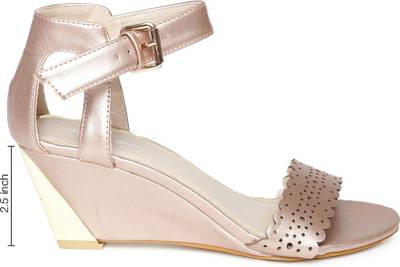 Dressberry Women Gold Heels