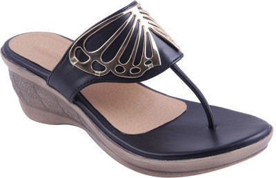 

Adorn Women Black Wedges