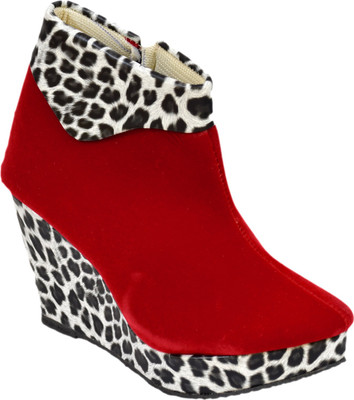 

Apick Women Red Wedges
