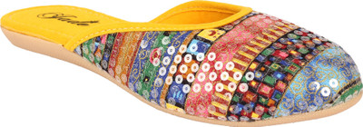 

Jade Women Yellow Flats