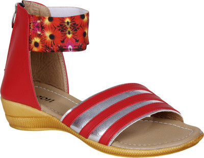 

VAGON Girls Sports Sandals(Red