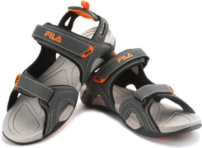 

Fila Men DK GRY/ORG Sports Sandals