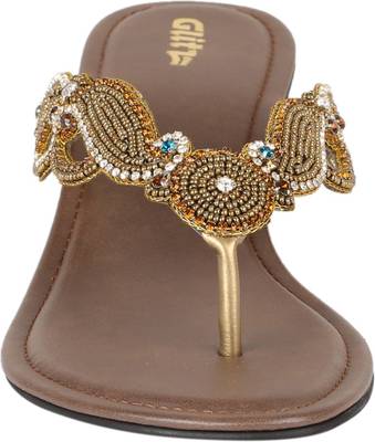 Glitz Women Beige Heels