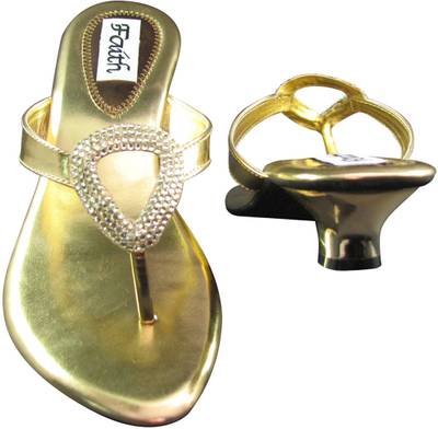 Faith Women Gold Heels