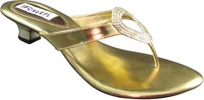 Faith Women Gold Heels