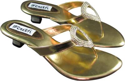 Faith Women Gold Heels