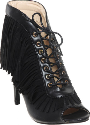 

Flat n Heels Women Black Heels