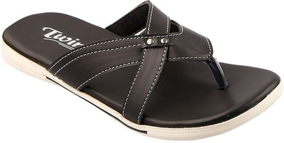 

Twin Men Black Flats
