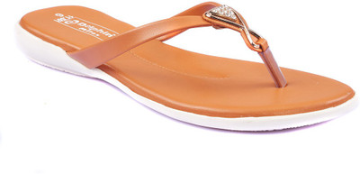 

Dolphin Miles Women Gold Flats