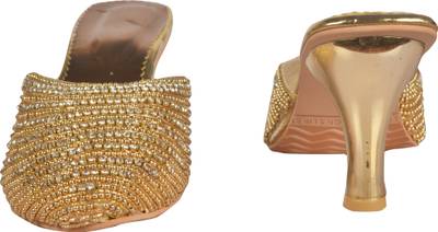 Freddys Women Gold Heels