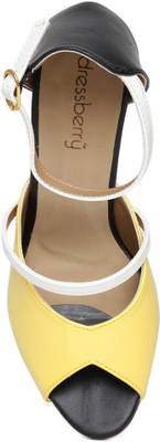 Dressberry Women Yellow Heels