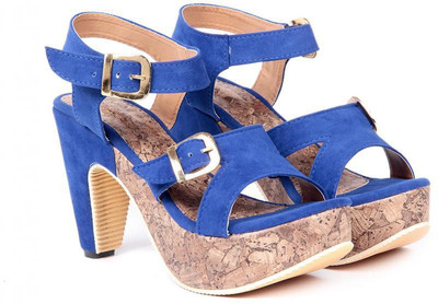 

TEN Women Blue Heels