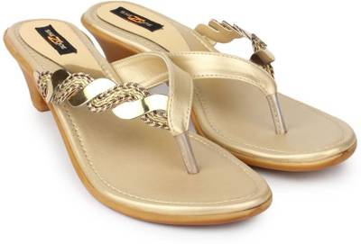 Shezone Women Golden Heels